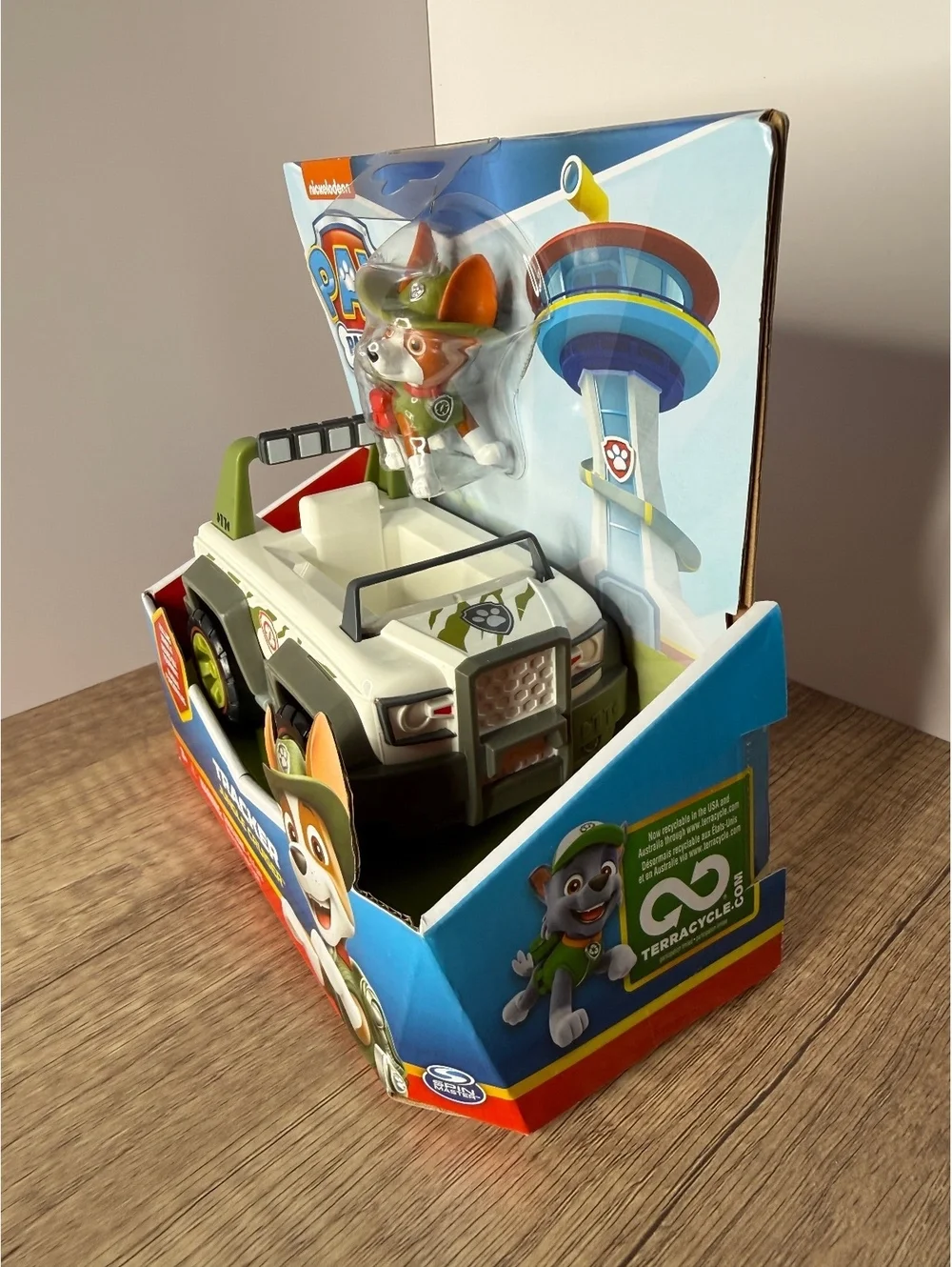 PAW Patrol Tracker Jungle Cruiser Vehicle Toy with Figure
